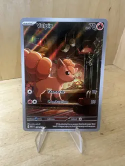 2025 Pokemon TCG Mega Evolution 138/132 Vulpix IR Illustration Rare - Image 1