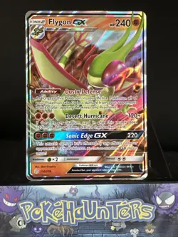 Pokemon Card Flygon GX 110/236 Cosmic Eclipse Holo Ultra Rare NM - Image 1