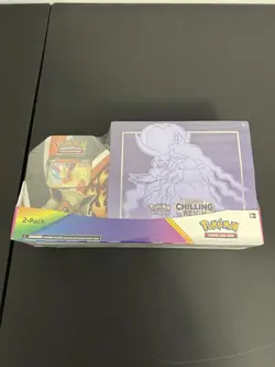 Pokemon TCG Chilling Reign ETB + Eevee Evolutions Tin Bundle BRAND NEW SEALED - Image 1