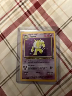 Pokemon TCG Hypno Fossil Holo Unlimited Rare Card 8/62 - Image 1