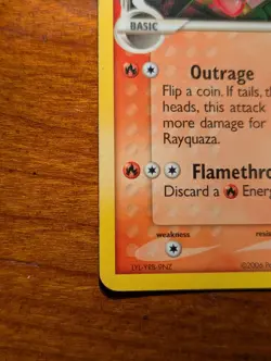 Pokemon TCG Rayquaza 26/110 Pokemon Holon Phantoms Non-Holo - Image 5