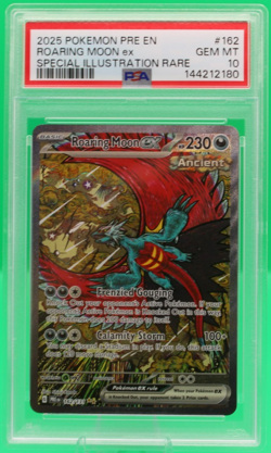 Pokemon 2025 Roaring Moon ex 162/131 SIR Prismatic Evolutions GEM MINT PSA 10 - Image 1