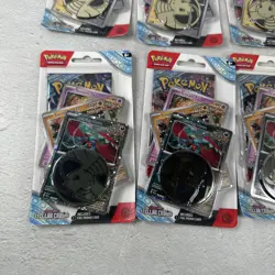 LOT OF 6 Roaring Moon/Iron Thorns: Pokemon TCG: Stellar Crown Premium Blister - Image 4