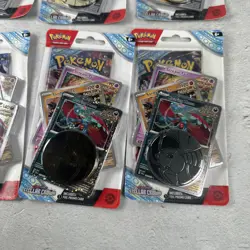 LOT OF 6 Roaring Moon/Iron Thorns: Pokemon TCG: Stellar Crown Premium Blister - Image 5