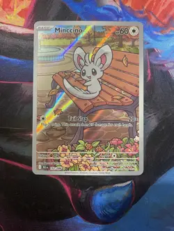 Pokemon TCG Minccino 152/086 Illustration Rare Black Bolt - Image 1