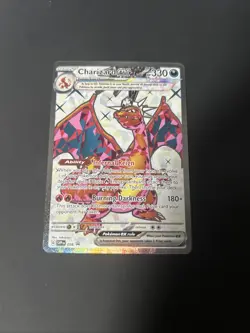 Pokemon TCG Charizard EX Obsidian Flames Holo Hyper Rare 228/197 - Image 3