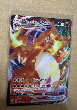 Pokemon Charizard VMAX 020/189 Darkness Ablaze Ultra Rare Full Art Holo - Image 2