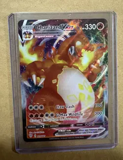 Pokemon Charizard VMAX 020/189 Darkness Ablaze Ultra Rare Full Art Holo - Image 5