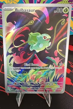Pokemon BULBASAUR 133/132 - Mega Evolution - ILLUSTRATION RARE - MINT - Image 1