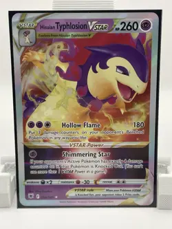 Pokemon Hisuian Typhlosion VSTAR Ultra Rare 054/189 Astral Radiance Holo - Image 1