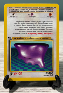 1999 Pokemon Fossil DITTO Non-Holo Rare 18/62 WOTC - Lightly Played - Image 2