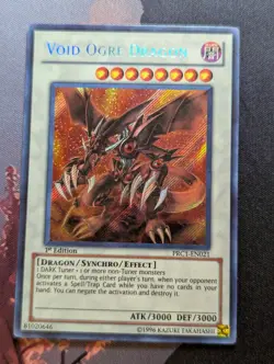 Void Ogre Dragon - PRC1-EN021 - Secret Rare 1st Edition Yugioh - LP - Image 1
