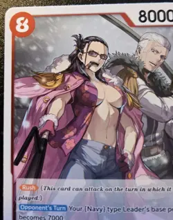 Smoker & Tashigi EB04-003 Foil Rare Adventure On Kami's Island One Piece CCG - Image 2