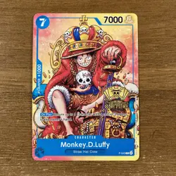 2024 One Piece 2nd Anniversary Tournament Participant Monkey D Luffy Promo P-043 - Image 1