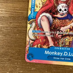 2024 One Piece 2nd Anniversary Tournament Participant Monkey D Luffy Promo P-043 - Image 3