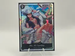2026 One Piece Ms. All Sunday OP14-084 SR The Azure Sea's Seven Foil Super Rare - Image 1