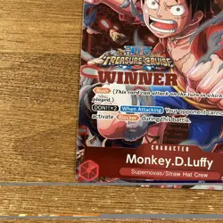 MONKEY D. LUFFY TREASURE CRUISE WINNER PACK VOL.5 ONE PIECE PROMO 2023 - Image 2