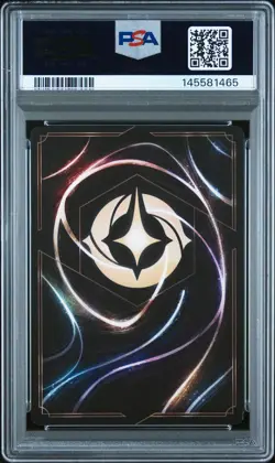 2023 DISNEY LORCANA EN 2-RISE OF THE FLOODBORN ENCHANTED #215 HERCULES PSA 8 - Image 2