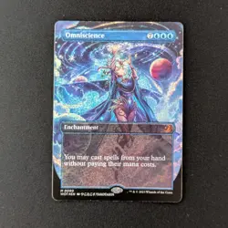 MTG \>> Omniscience (Confetti Foil) (NM) <<// Enchanted Tales - 341 Trading - Image 1