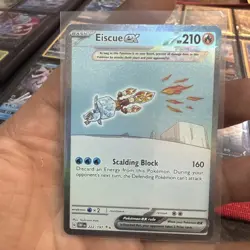Pokemon TCG Eiscue EX Obsidian Flames Holo Card 222/197 Special Illustration NM - Image 1