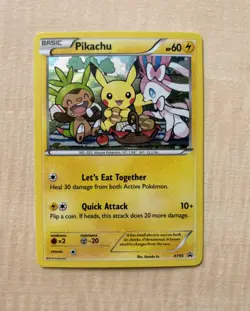 Pokemon Pikachu TCG XY95 XY Black Star Promo Holo Card - Image 1