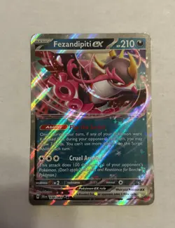 Fezandipiti ex 038/064 Double Rare Pokemon TCG Card Shrouded Fable - Image 1