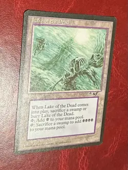 Magic the Gathering Lake of the Dead Alliances Mtg english card Rare 1996 LP/NM - Image 4