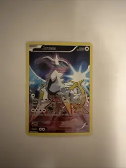 Pokemon TCG Arceus Full Art Holo Black Star Promo Card XY116 - Image 1
