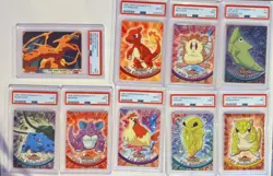 1999 Topps Pokemon TV PSA Graded Vintage LOT- Includes 9 Graded Cards - Image 1