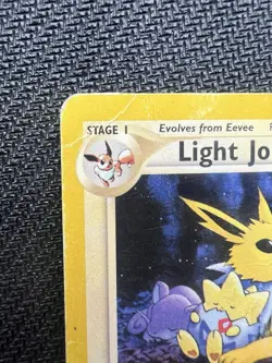 Pokemon TCG Light Jolteon Neo Destiny Card 48/105 Unlimited Uncommon damaged - Image 2