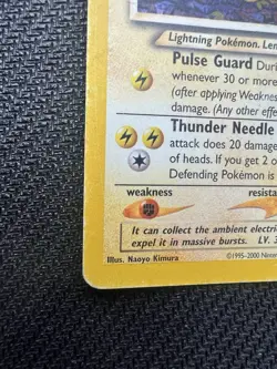 Pokemon TCG Light Jolteon Neo Destiny Card 48/105 Unlimited Uncommon damaged - Image 5