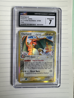Charizard (Delta Species) 4/100 Crystal Guardians Holo + 2 Good graded card - Image 1