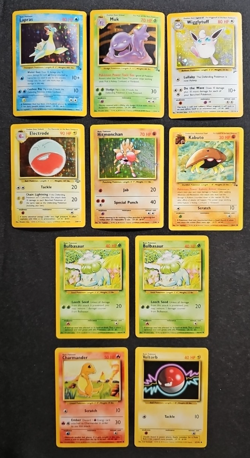 Vintage Wizards of the Coast Pokemon Card Lot (19 Cards: Kabuto Charmander) - Image 1