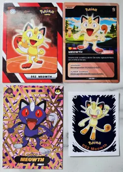 Pokemon Meowth Lot Complete With The Crystal Collection Shadow Card - Image 1