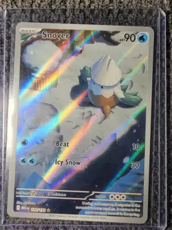 Snover 140/132 ME01: Mega Evolution Illustration Rare Pokemon Card NM - Image 1