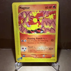 Pokemon Card - Magmar 86/165 Non-Holo Rare Expedition E-Reader TCG Near Mint NM - Image 1