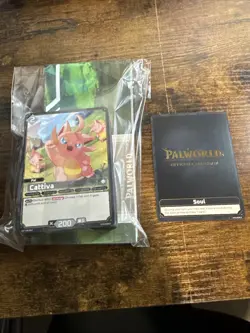 Palworld Official Card Game TCG Demo Deck Sealed & LP Soul Promo Card (ReadDesc) - Image 1