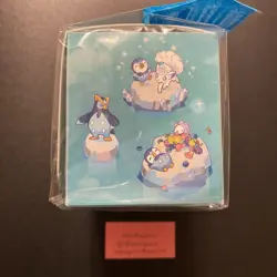 Pokemon Center Japan Piplup's Daily Life Card Sleeves + Deck Box ~ US SELLER - Image 4