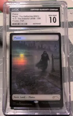 MTG Graded CGC 10 GemMint SLD DRACULA LAND Promo FOIL 2021 Magic Gathering #RPG - Image 1