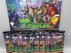 MTG Teenage Mutant Ninja Turtles Play Booster Pack Lot of 8 - Image 1