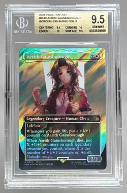 5750 Aerith Gainsborough 2025 Magic: The Gathering Final Fantasy #0519 BGS 9.5 - Image 1