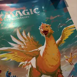 Magic the Gathering Final Fantasy Foil Chocobo Promo Poster - Image 3