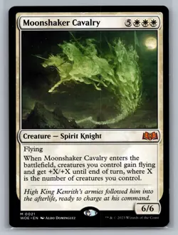 Moonshaker Cavalry Wilds of Eldraine #21 Magic MTG - Image 1