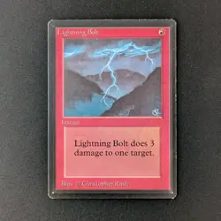 MTG \>> Lightning Bolt (GD) <<// Beta - 341 Trading - Magic - Image 1