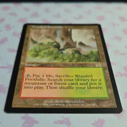 Magic The Gathering Onslaught Land Lot 2 Bloodstained Mire Wooded Foothills - Image 3