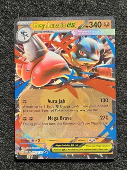 Mega Lucario EX 77/132 Ultra Rare Pokemon Mega Evolutions - Image 1