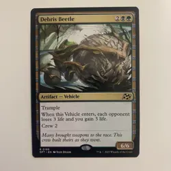 MTG Magic the Gathering Debris Beetle (199/568) Aetherdrift NM - Image 1