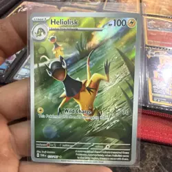 Pokemon TCG Heliolisk Twilight Masquerade Illustration Card #177/167 - Image 1