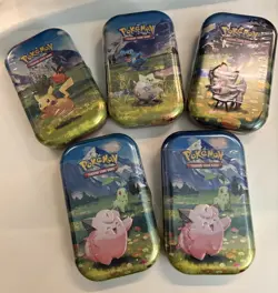 🐲 LOT OF 5 Pokemon Ascended Heroes MINI TINS Brand New Sealed - 10 Packs 🐲 - Image 1