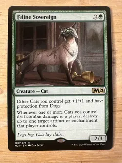 1x Feline Sovereign (180/274) MTG Core Set 2021 (M21) NM Magic Regular - Image 1
